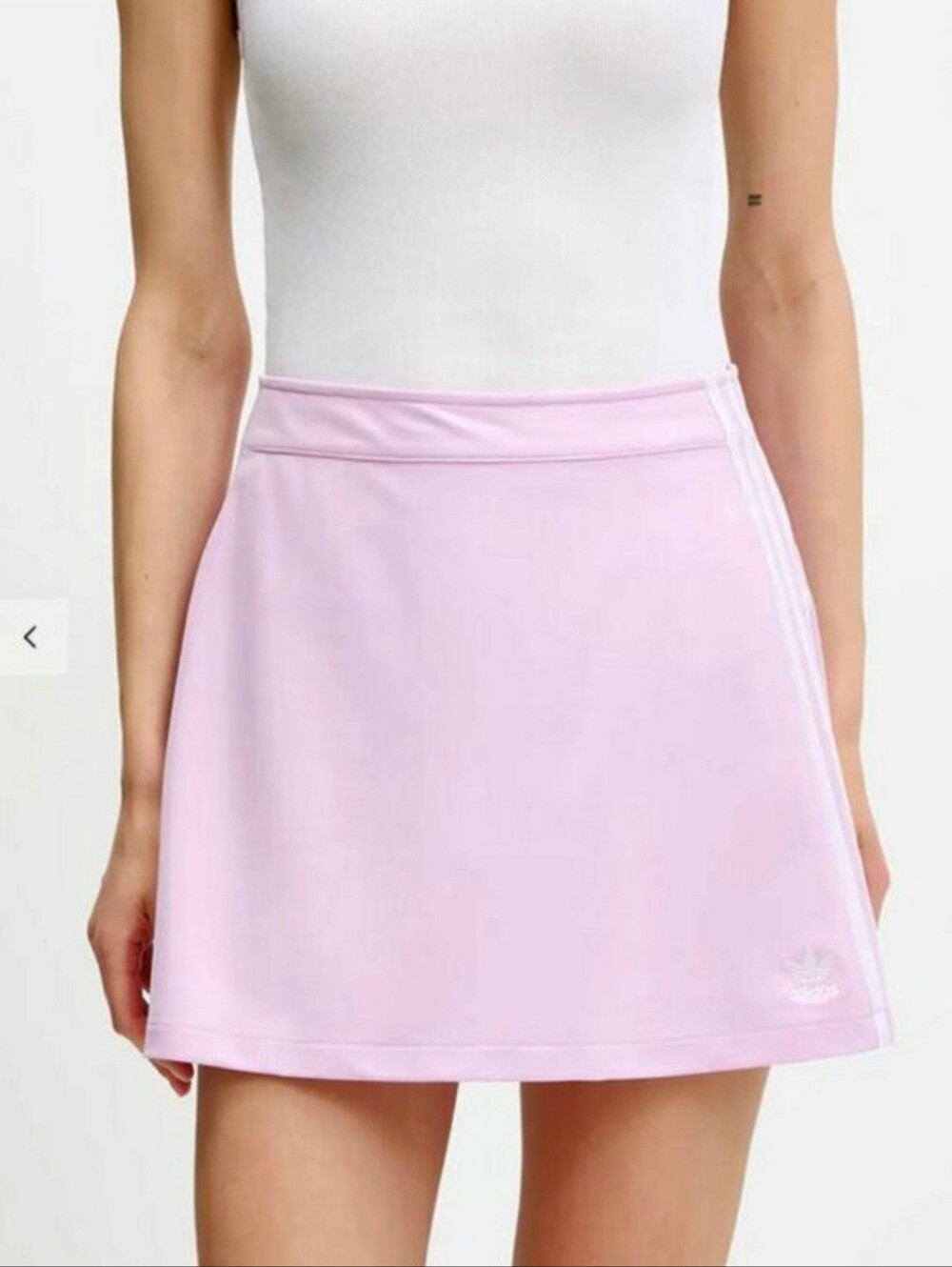 Adidas originals Mini skirt trefoil logo Womens Size S M L Light Purple